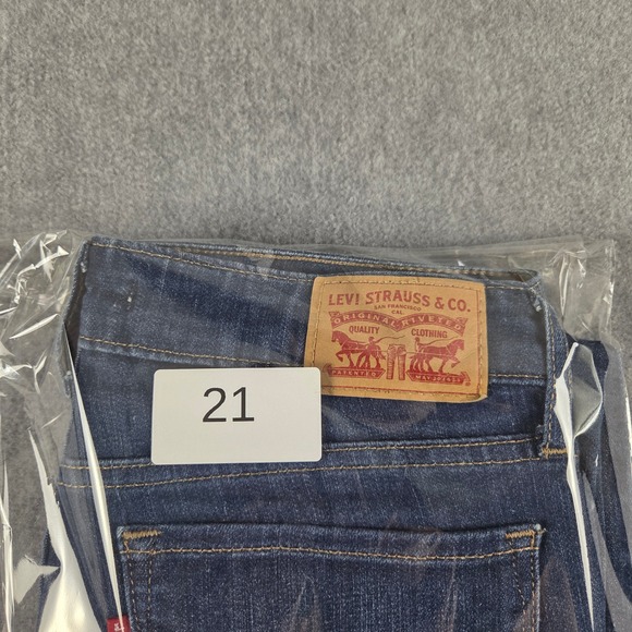 Levi's 712 Slim Jeans Womens 28 Dark Wash Excellent Slim Leg Denim 18884-0011 - Picture 13 of 14